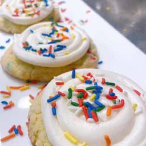 Frosted Birthday Cake